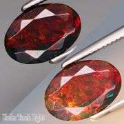 Fiery! 1.30ct full play of color Ethiopian Black Opal!