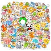 600 Assorted Animal Vinyl Sticker Collection