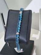 Vibrant Blue Topaz Bracelet