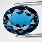 Top London blue! VS grade 5.24ct Brazilian Topaz!