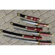 3-Piece Samurai Katana Wakizashi and Tanto