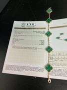 CERTIFIED BRAND NEW 18K YELLOW GOLD CLOVER LEAF BRACELET