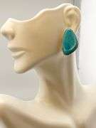 925 Sterling Silver DTR Jay King Turquoise Earrings