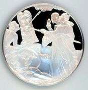 1974 Franklin Mint St Patrick .999 Silver Medal