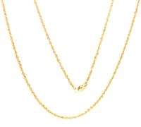 14kt Yellow gold rope chain necklace