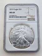2019 American Silver Eagle, NGC MS69