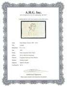 Very rare Henri Matisse etching signed in the plate, C.1920, from the series of Cinquante Dessins