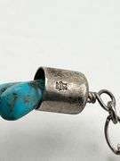 925 Sterling Silver DRT Jay King Turquoise Nugget Beaded Necklace