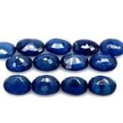 10.45ct cobalt blue Sapphire set from Madagascar -Heated only!!!