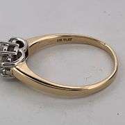 CERTIFIED BRAND NEW 14K YELLOW GOLD DIAMOND RING