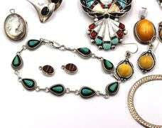 Big group lot of vintage 925 sterling silver mixed jewelry