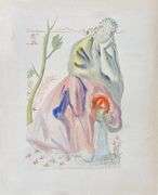 Collectible Original Color Engraving by Salvador Dali from The Divine Comedy