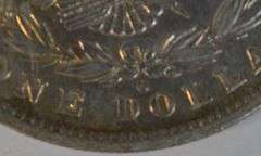 Strong 'O' over 'S' 1882-O Morgan Silver Dollar in AU