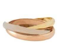 Cartier Classic Model Trinity Ring in 18K, SZ 69