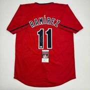Jose Ramirez Autographed Cleveland Baseball Jersey