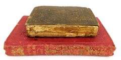 2 Small 19th Century Religious Antique Books