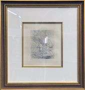 Extremely Rare and Collectible Antique Etching After Rembrandt, c. 1880