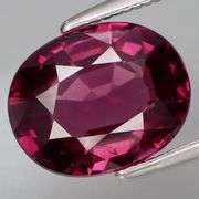 Pink and plum! All natural 3.34ct Rhodolite Garnet!