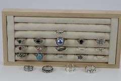 .925 Sterling Silver Ring Assortment Various Sizes & Styles (20 Ring Lot)