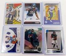 6 NFL Greats, All Rookie Football Cards