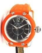 Glam Rock black dial stainless steel watch