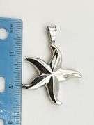 Italian 925 Sterling Silver large Starfish Pendant