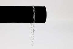 Sterling Silver Italian Love Heart Chain 4.5mm Solid 925 Italy Infinity Promise Bracelet Anklet 8"