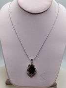 Unbelievable very fine Ruby and diamond Necklace in Silver – GGA Certified