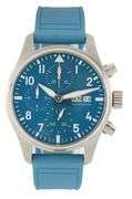 IWC Pilots Chronograph IW388117, 41MM, Blue Dial, Stainless Steel Watch