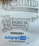 Linda Blair Signed Autographed The Exorcist Mask & Custom Display Stand ACOA ITP