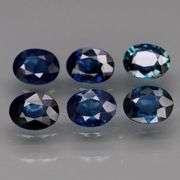 Beautifully colored 1.69ct ink blue Sapphire set