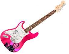 Post Malone Signed Custom Graphics Graphics Guitar ACOA