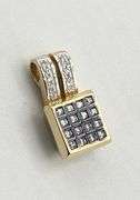 14KT Rose Gold Square Le Vian Amethyst And Diamond Pendant