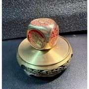 Brass Feng Shui God of Wealth Spinner with Kirin Base