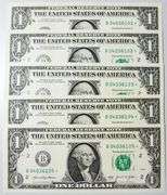 (10) Superb Crisp $1 2021 Star Replacement Notes N.Y.-Consecutive!