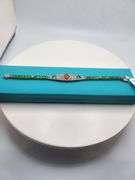 Unbelievable diamond and Tsavorite Bracelet in silver