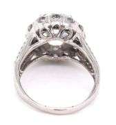 18kt White gold 3.04ct round brilliant cut lab grown diamond in natural diamond halo setting