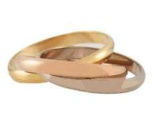 Cartier Classic Model Trinity Ring in 18K, SZ 69