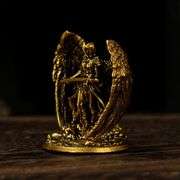 Vintage-Style Solid Brass Archangel
