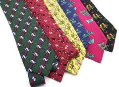Group lot of 6 Hermes Ties