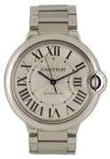 Cartier Ballon Bleu 3284, 33MM, Silver Dial, Stainless Steel Watch