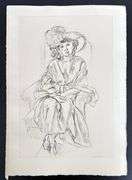 Very rare Henri Matisse etching signed in the plate, C.1920, from the series of Cinquante Dessins