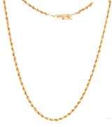 Practical 14K YG Rope Necklace