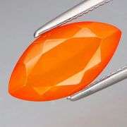 Vibrant top color 1.50ct bright orange Fire Opal