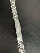 CERTIFIED 14K WHITE GOLD DIAMOND BRACELET