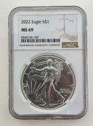 2022 American Silver Eagle, NGC MS69