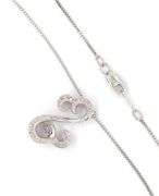 925 Sterling silver Jane Seymore diamond necklace