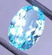 Full sparkle! 14.69ct VS grade Swiss blue Topaz!