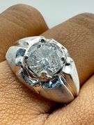 14K White Gold Men's Ring of 2.20ct