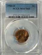 1944 D PCGS MS 67 Red Lincoln Cent